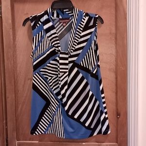 Dana Buchman size M multi color blouse